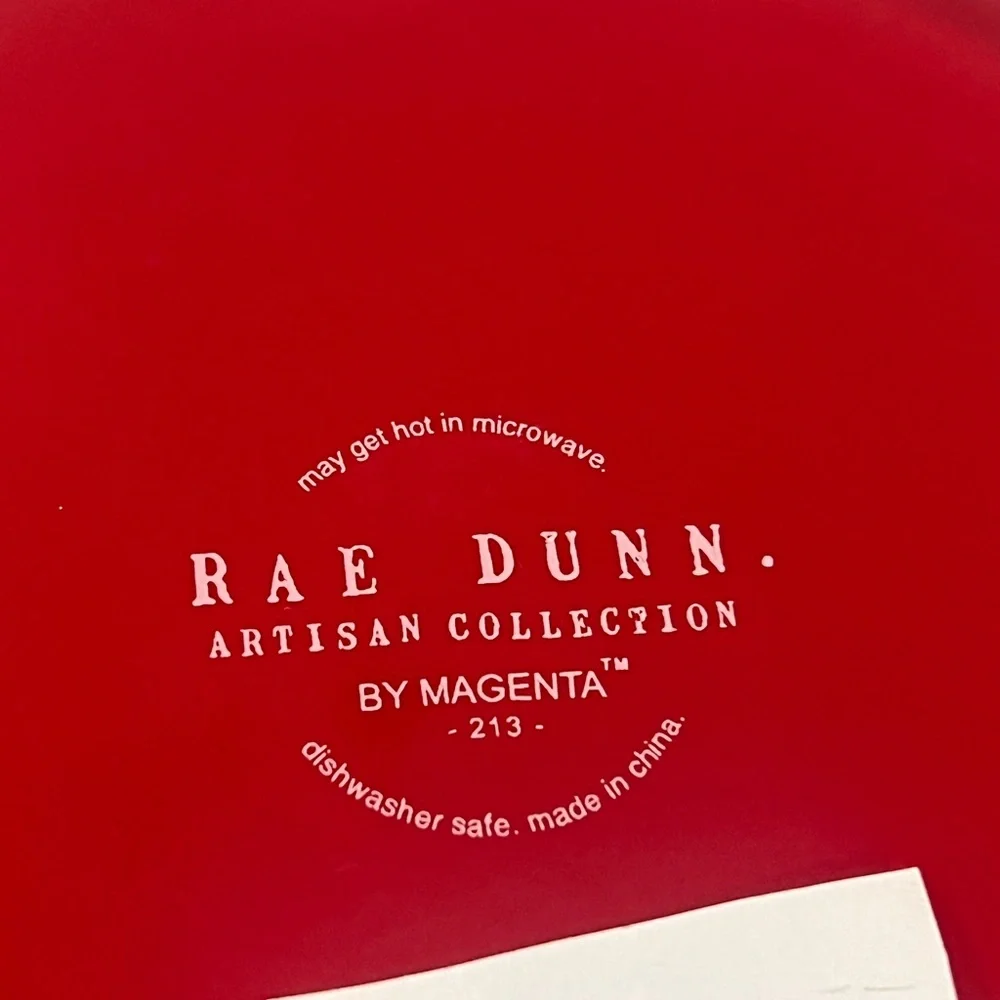 🐾Rae Dunn 🎄🎁⛄️HO-HO-HO DOG Bowl